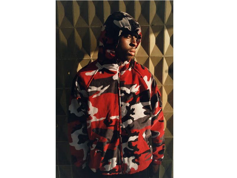 22SS【未使用】Supreme / Nike Arc Corduroy Hooded Jacket Red Camo