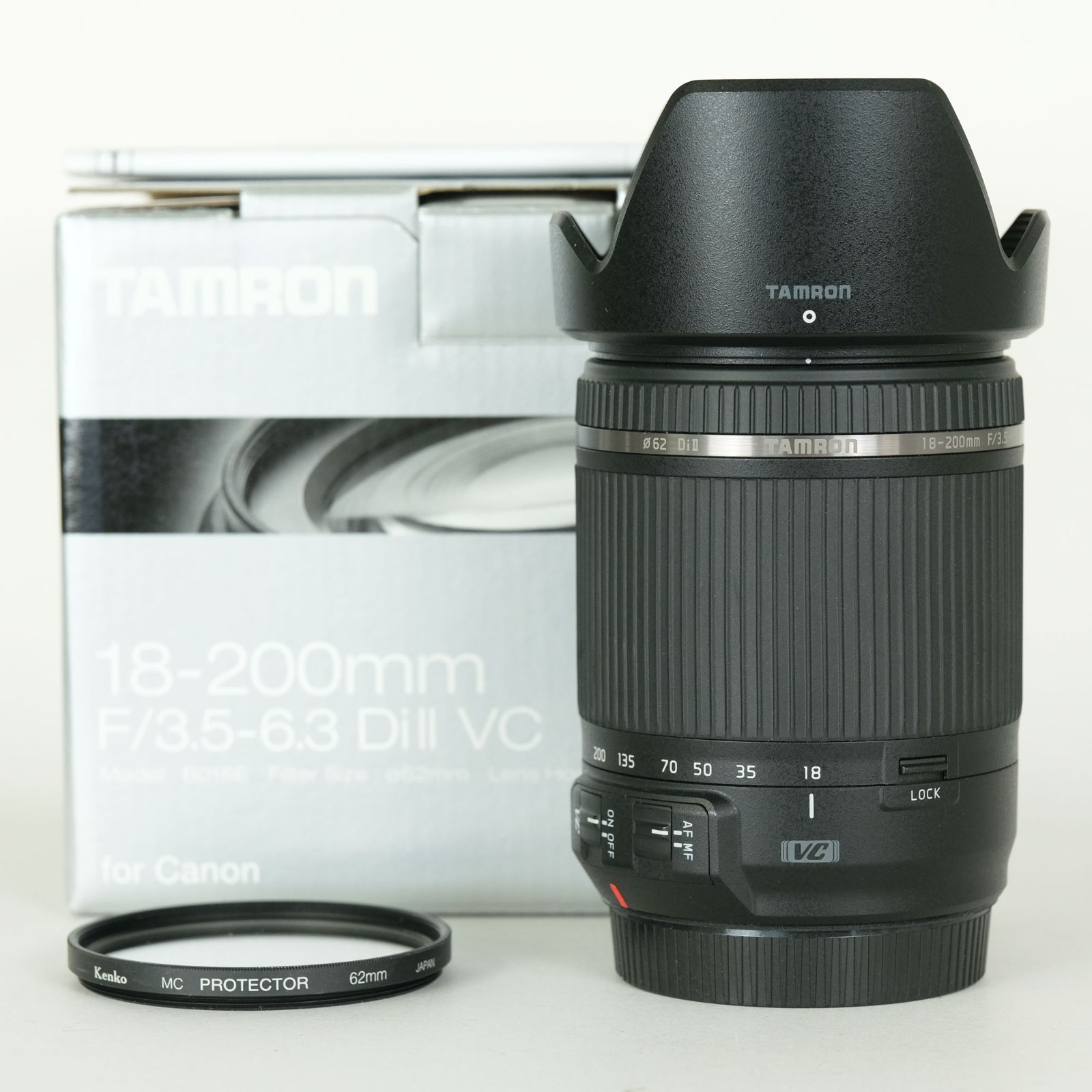 美品 | フィルター付] TAMRON 18-200mm F3.5-6.3 DiII VC/Model B018E 