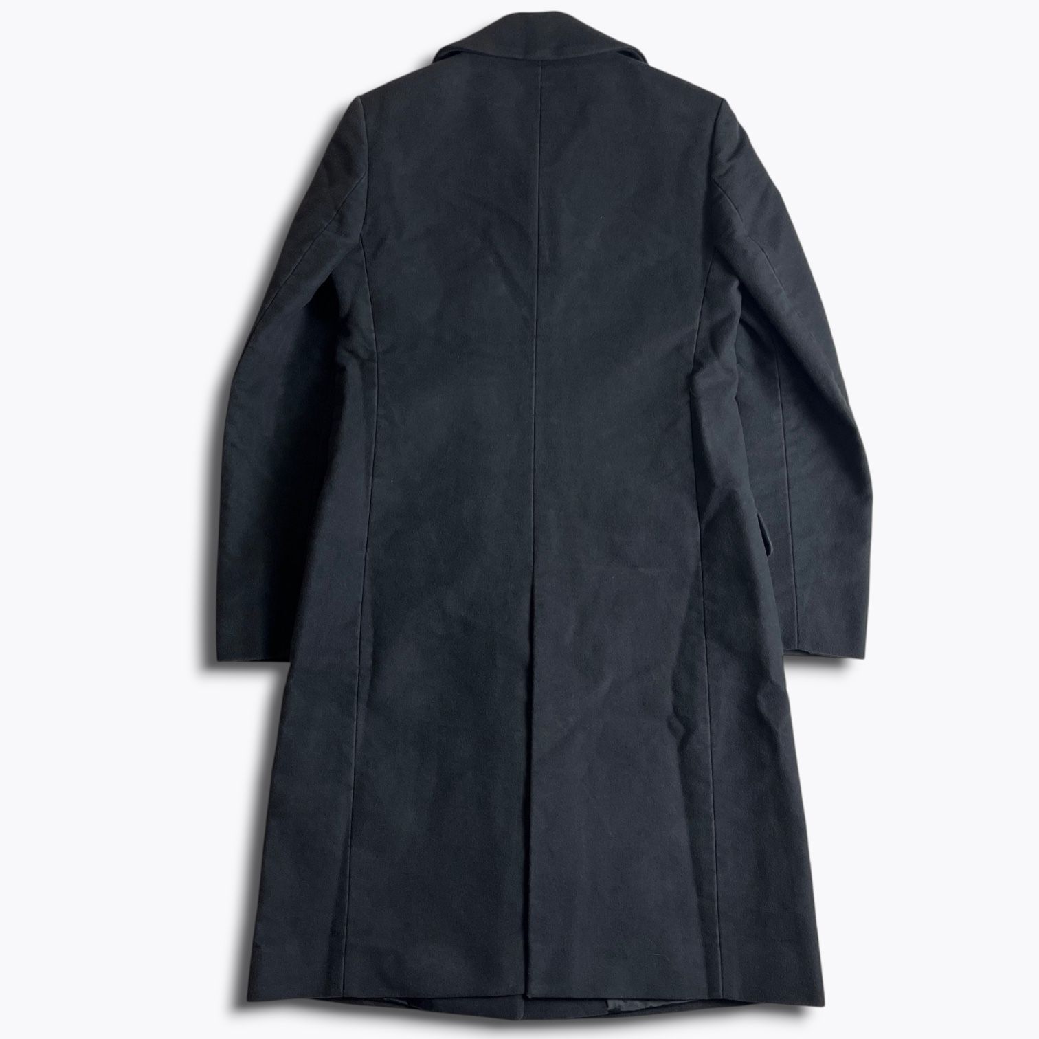 美品 本人期】HELMUT LANG モールスキンコート 40 チャコールグレー 