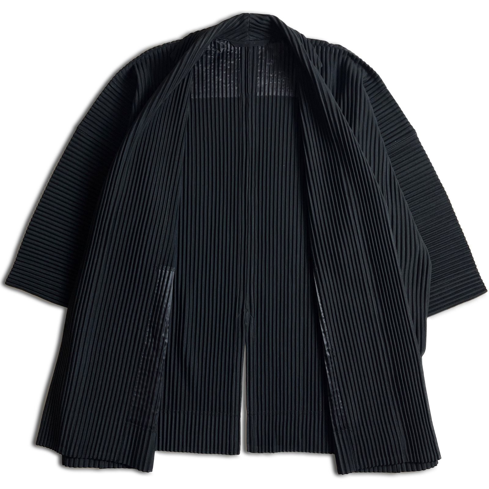 美品 19SS】HOMME PLISSE ISSEY MIYAKE プリーツ 羽織 ジャケット 1