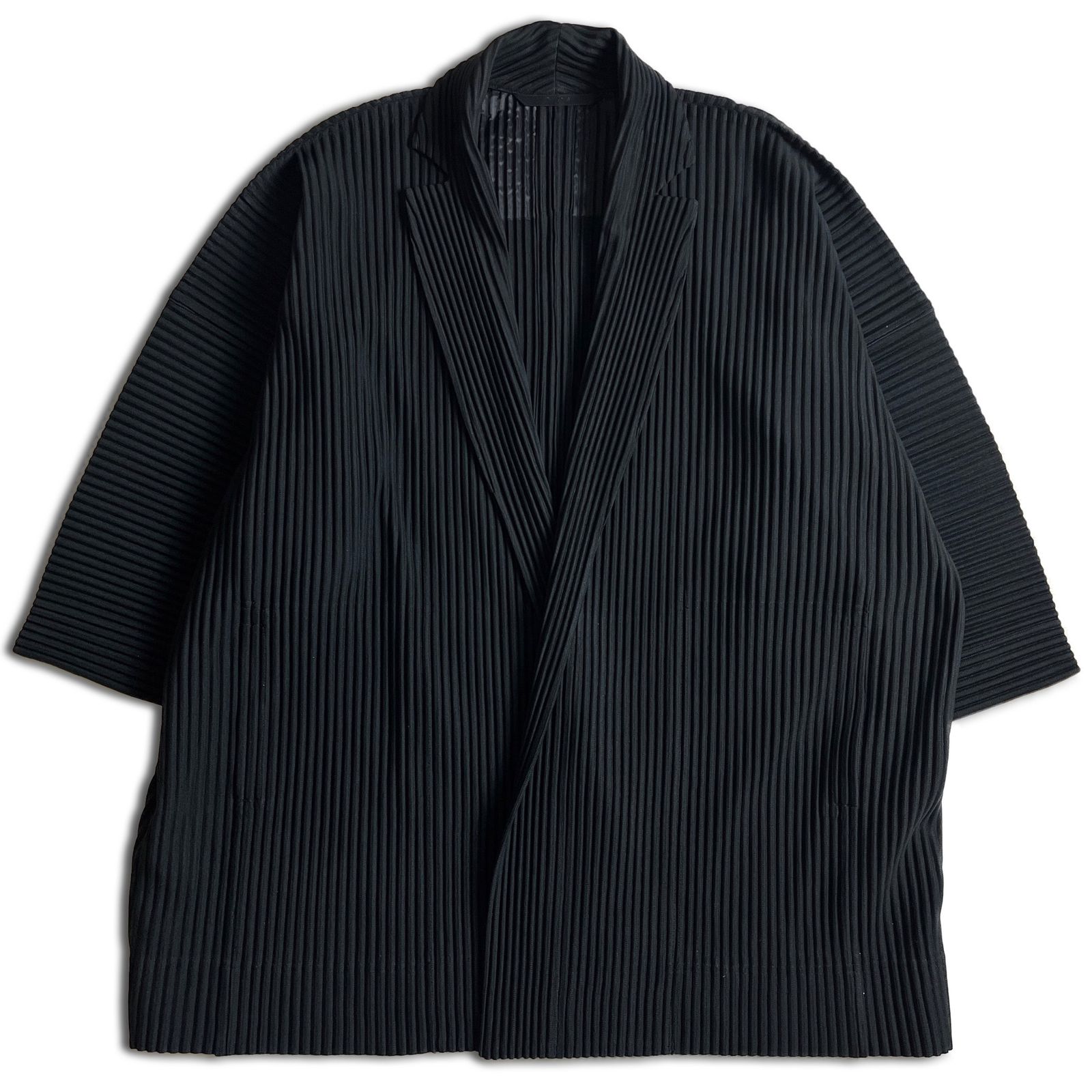 美品 19SS】HOMME PLISSE ISSEY MIYAKE プリーツ 羽織 ジャケット 1