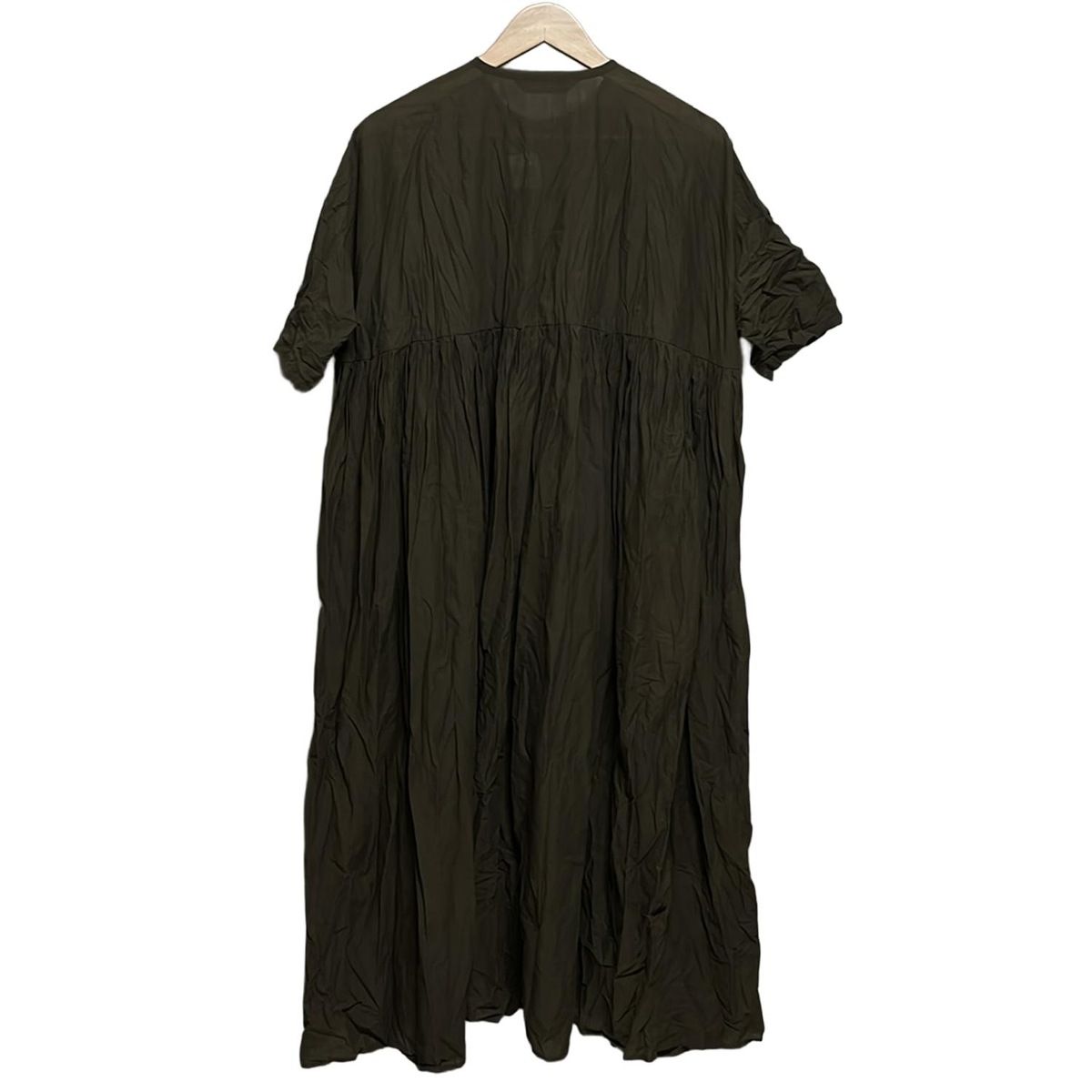 mizuiro ind(ミズイロインド) ワンピース レディース美品 - カーキ 七