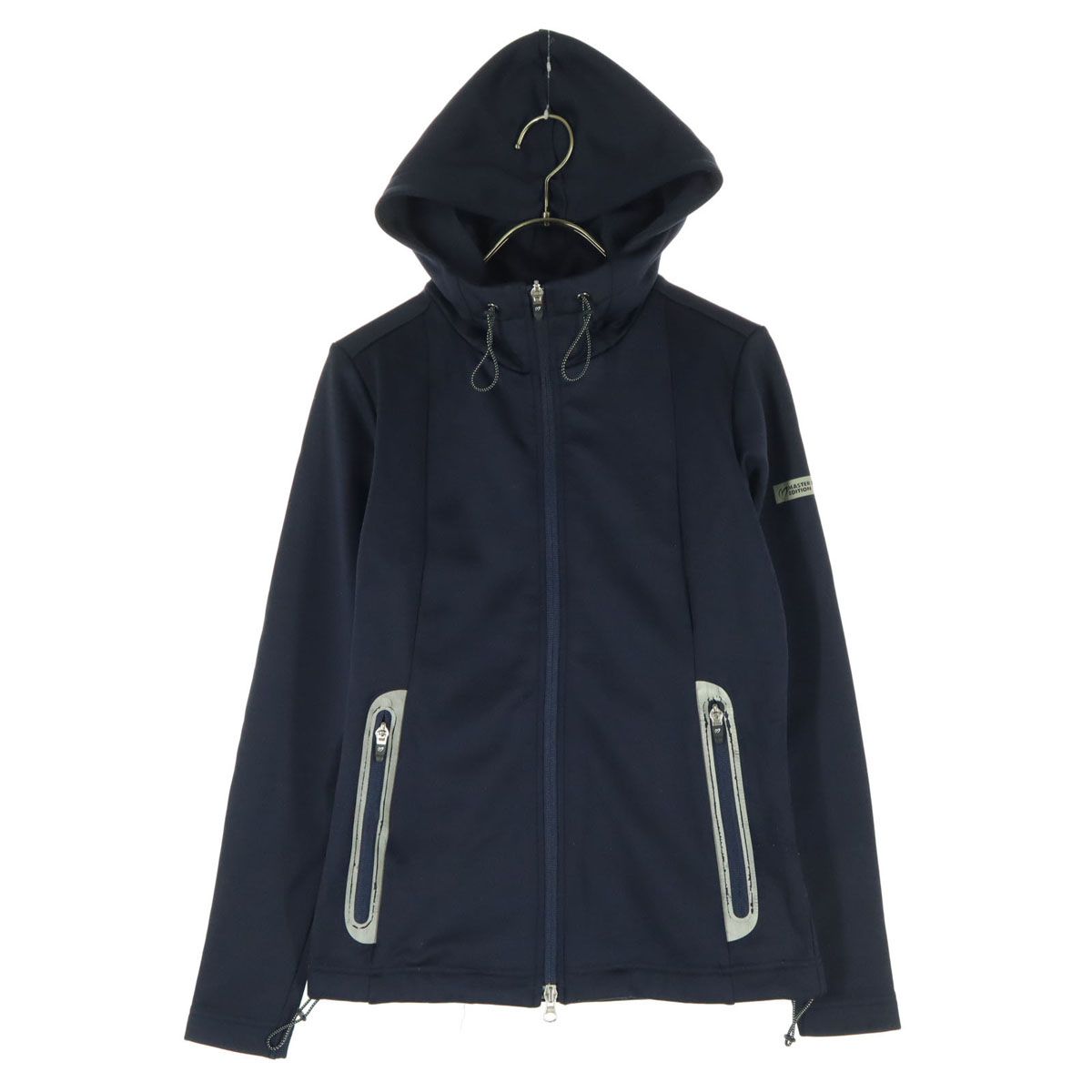 MASTER BUNNY EDITION ナイロン　パーカー　長袖　ネイビー系 MASTER BUNNY EDITION マスターバニーエディション 裏起毛 ワン