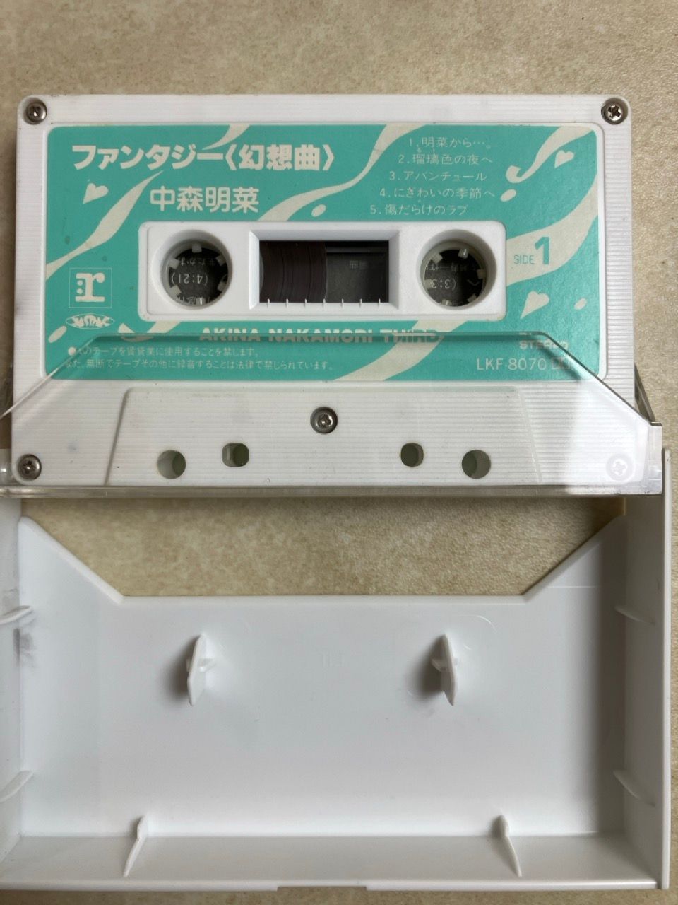 カセットテープ 中森明菜 ファンタジー LKF8070 - メルカリ