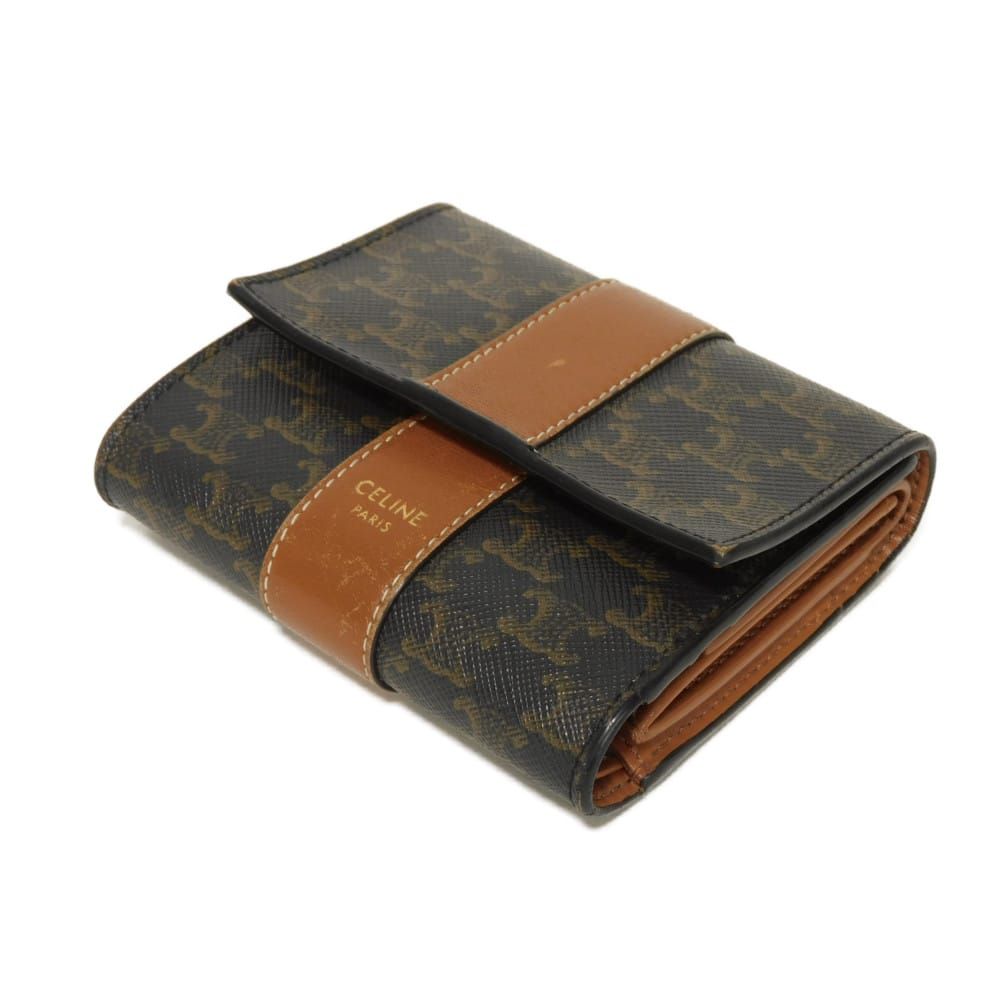 ☆龍様☆CELINE トリフォールドウォレット(箱・巾着・領収書付き