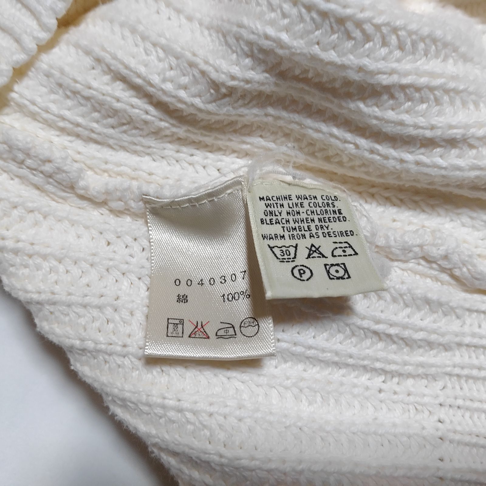 Eddie Bauer エディーバウアー クルーネック コットンニットセーター 