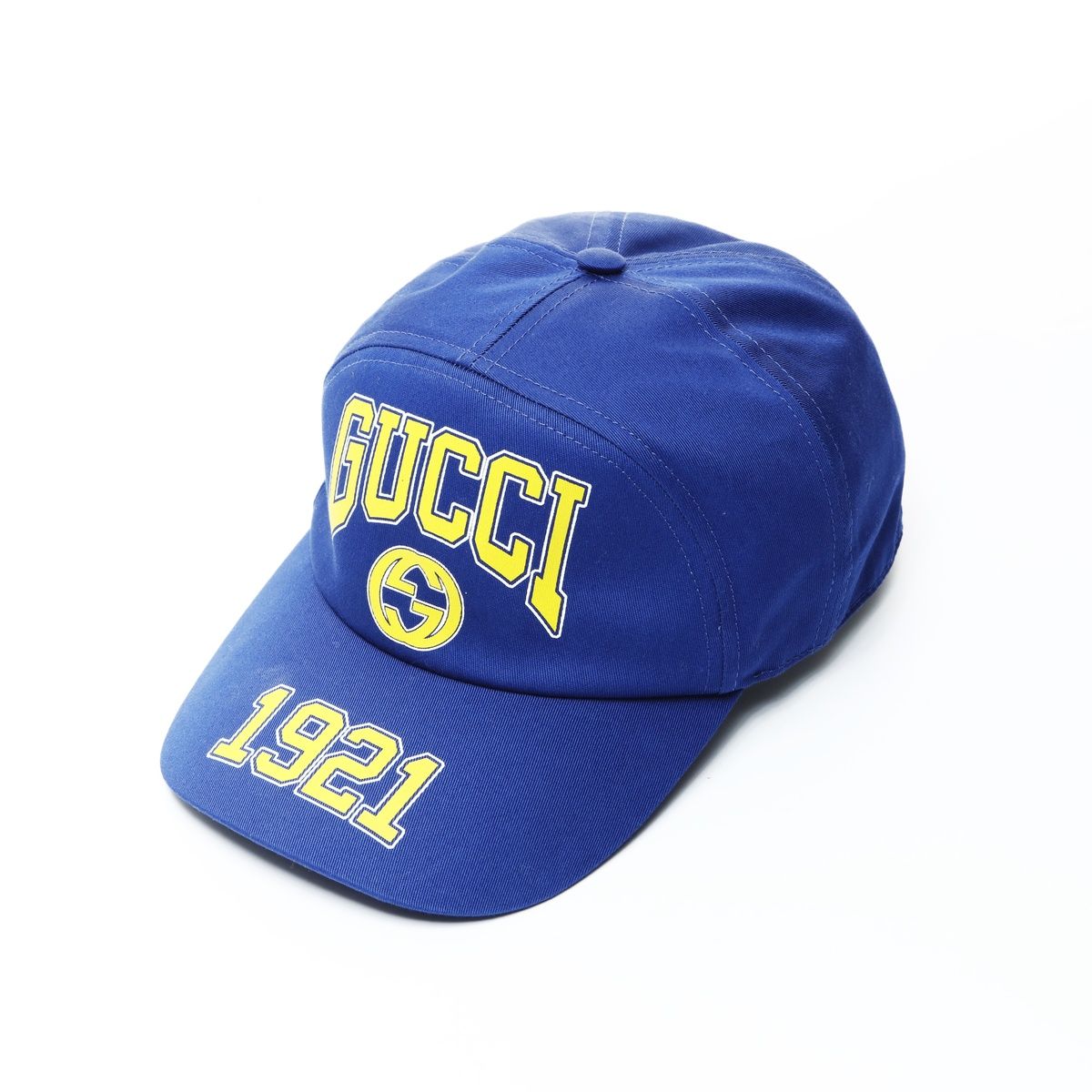 GUCCI グッチ キャップ ロゴ コットン M 58cm【中古】 - メルカリ