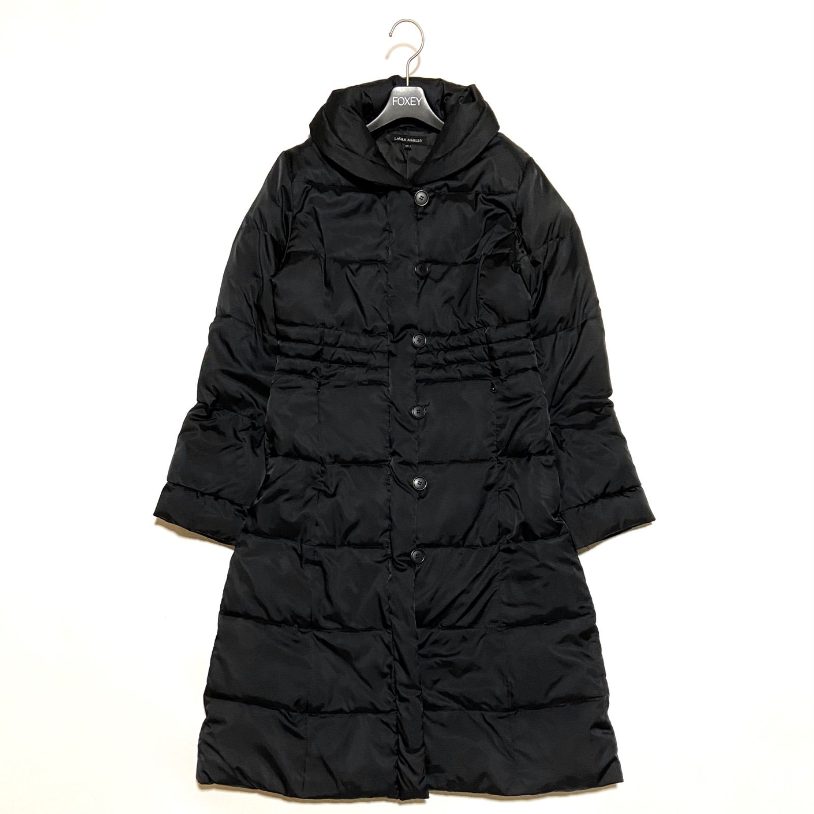 極美品✨LAURA ASHLEY ローラアシュレイ ロングコート 胡桃ボタン L LAURA ASHLEY ローラアシュレイ ロングコート 中綿 キルティング A