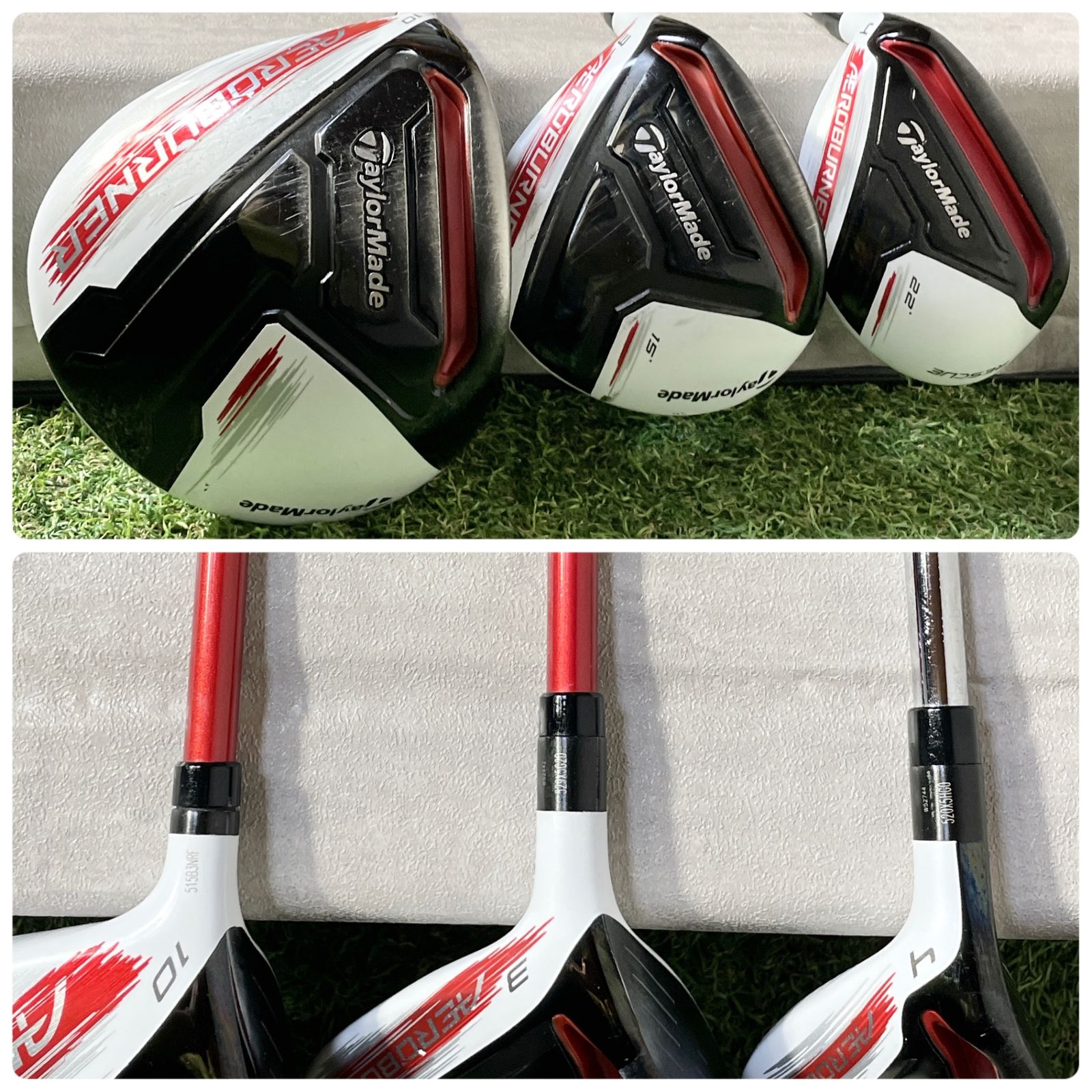 貴重レフティ】TaylorMade AERO BURNER ゴルフクラブセット 11本 S