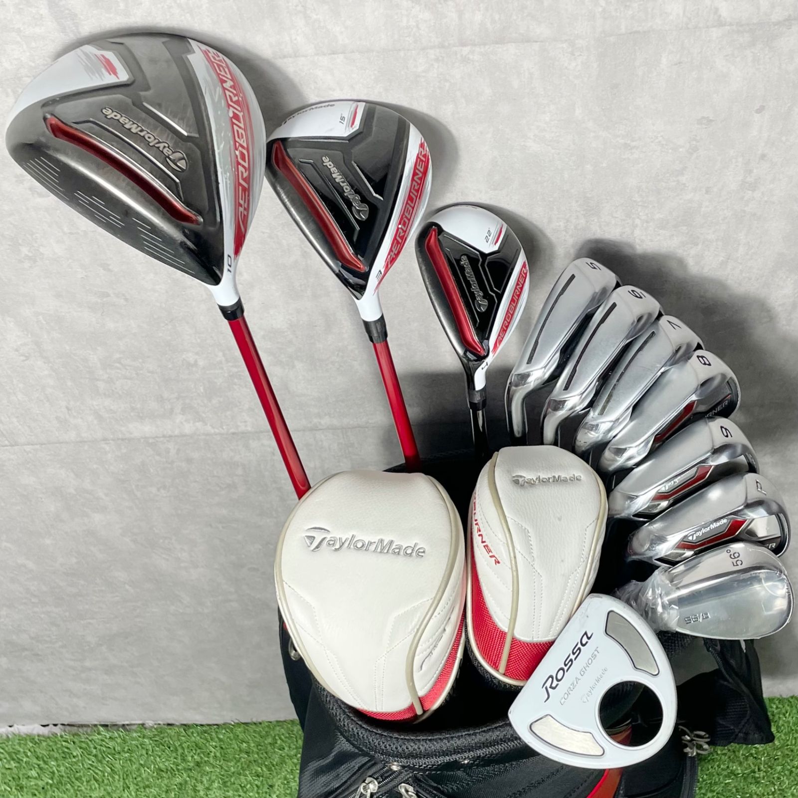 貴重レフティ】TaylorMade AERO BURNER ゴルフクラブセット 11本 S