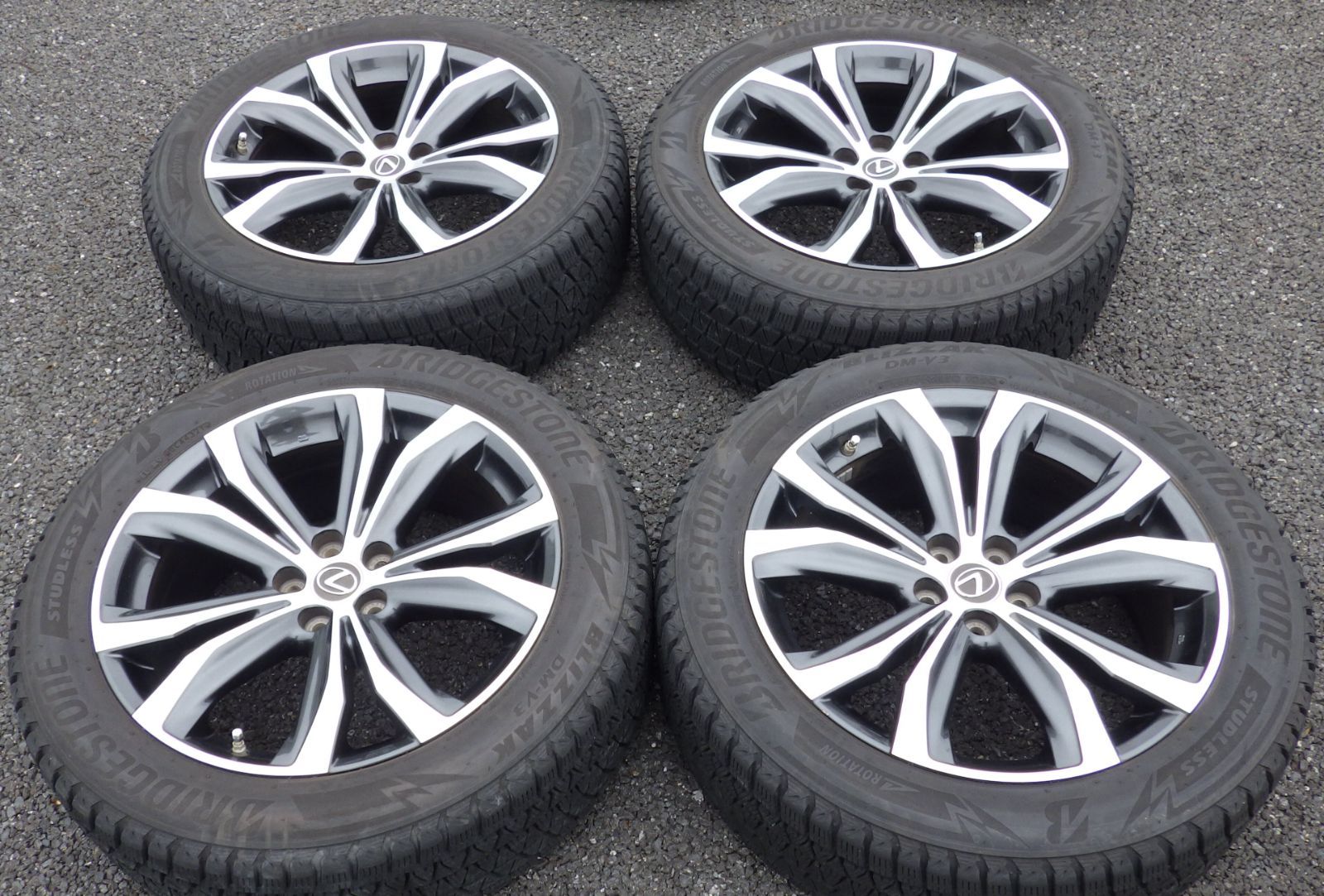 D1637)AWタイヤ☆RX□レクサス 20系 RX バージョンL 純正／BRIDGESTONE 