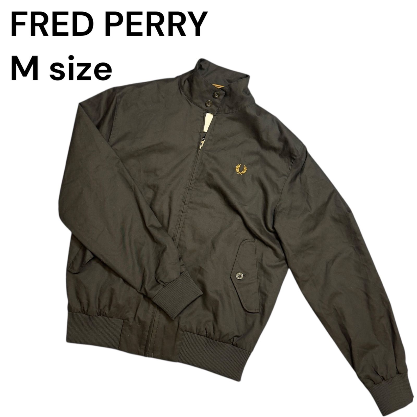 フレッドペリー FRED PERRY ハリントンジャケット Mサイズ - メルカリ