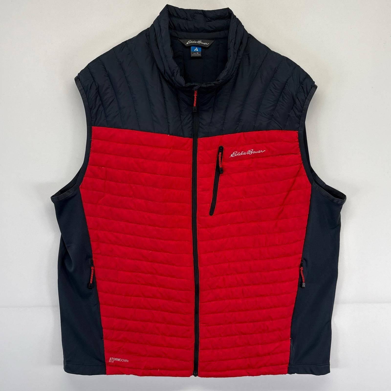 古着 エディー・バウアー Eddie Bauer ベスト ダウンベスト フルジップ 