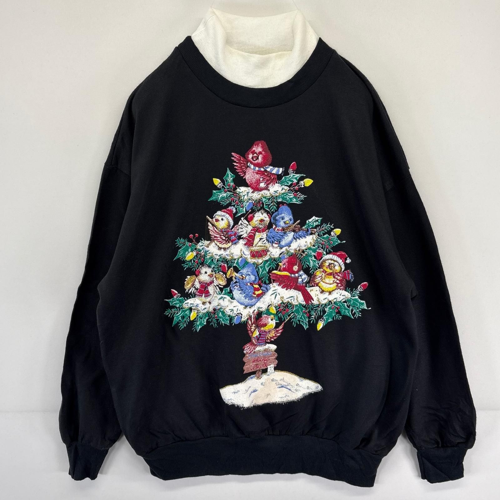 古着 nutcracker USA製 スウェット トレーナー モックネック