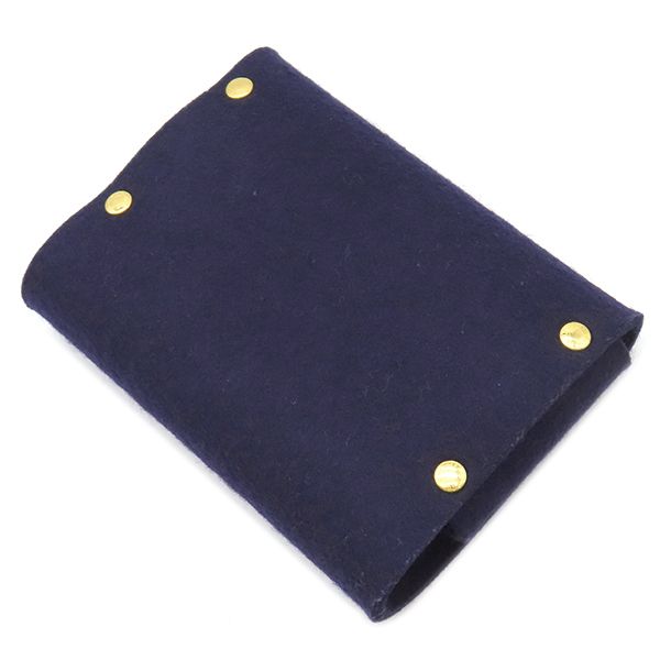 エルメス HERMES ポーチ エテュイカルトGM トランプケース フェルト