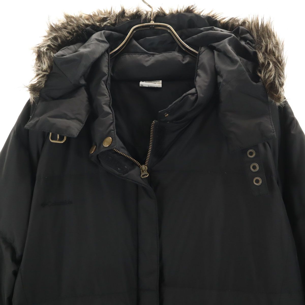 Columbia コロンビア ダウンコート XL ブラック アウトドア レディース 