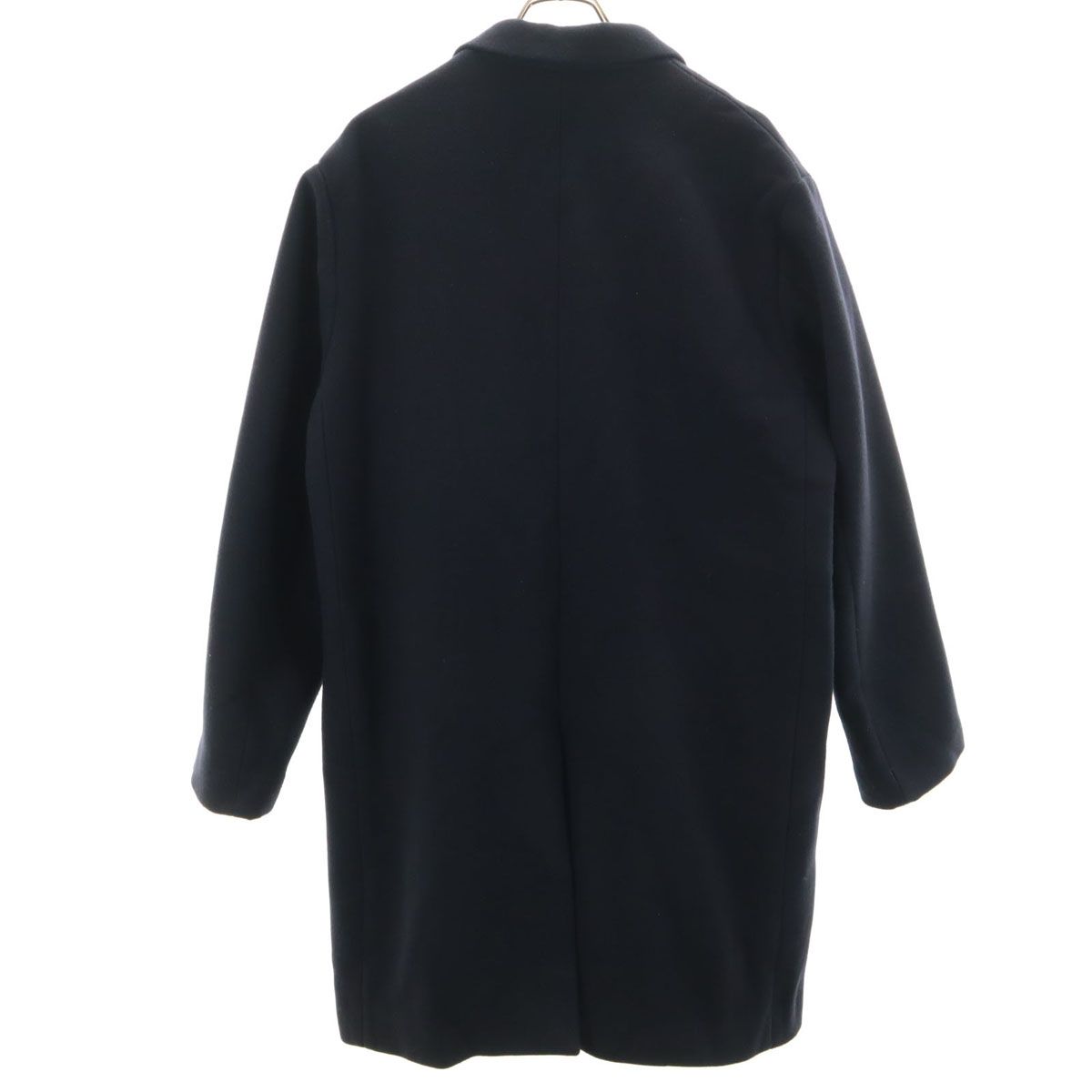 『B＆Yユナイテッドアローズ』メルトンチェスターコート ダブル ネイビー XL BEAUTY＆YOUTH UNITED ARROWS ビューティーアンドユース ユナイテッド