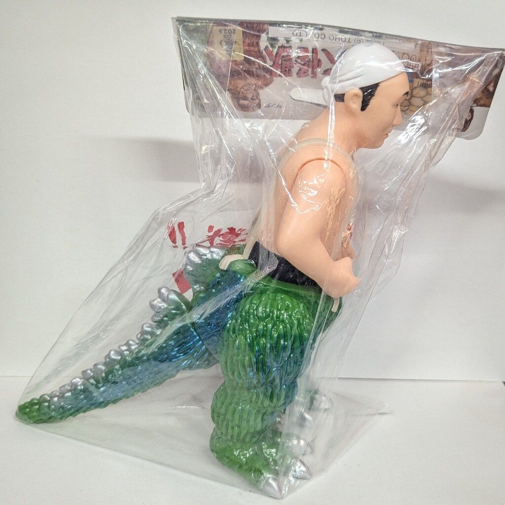 Ｍ１号 中島ゴジラ グリーン 未開封 M1号 世紀の大怪獣 中島春雄ゴジラ 下半身緑成型 銀 ブルメタ - メルカリ