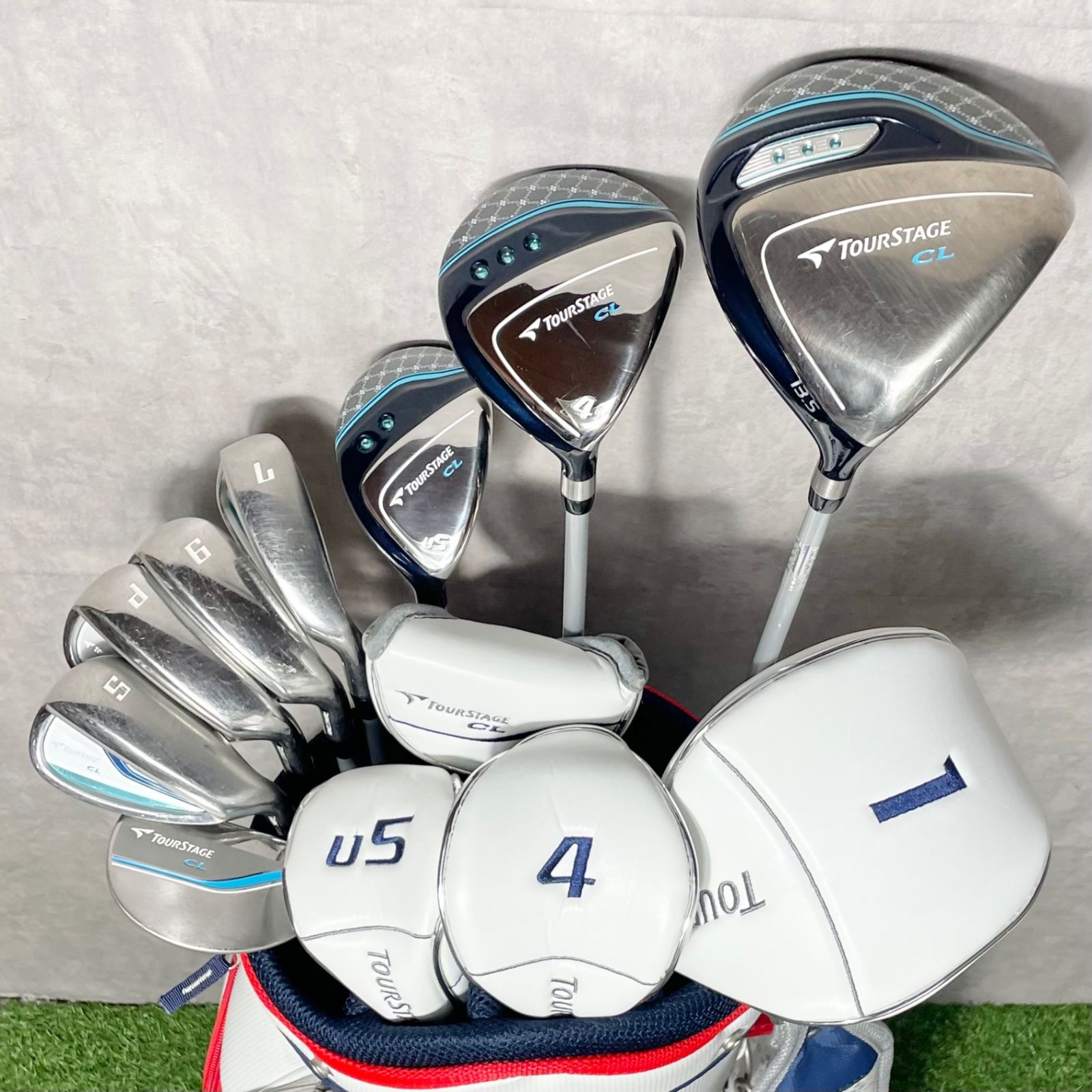 BRIDGESTONE TOURSTAGE CL レディース L 初心者 ゴルフクラブセット 8