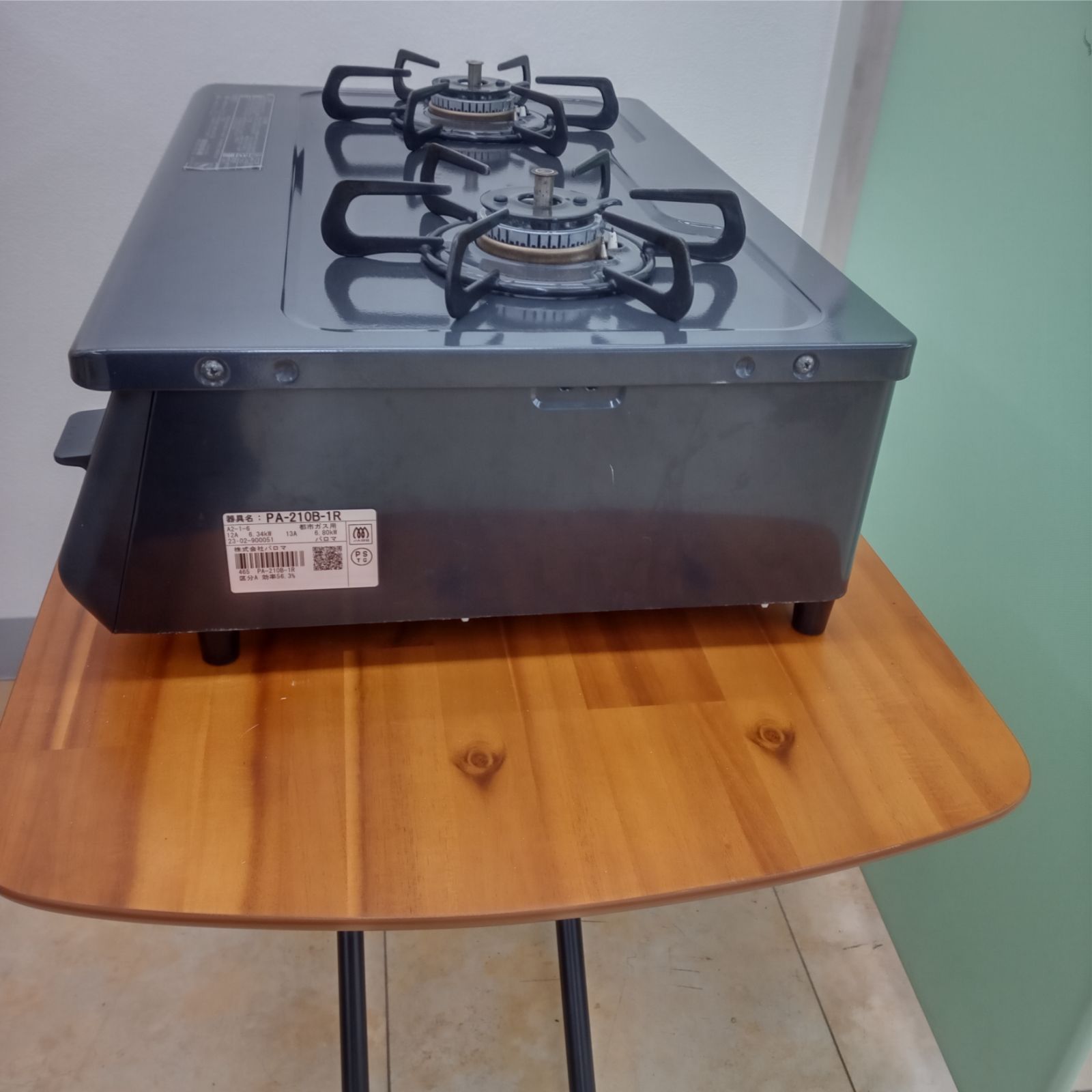 リユースのサカイ太田店 Paloma ガステーブル 都市ガス用 PA-210B-1R 