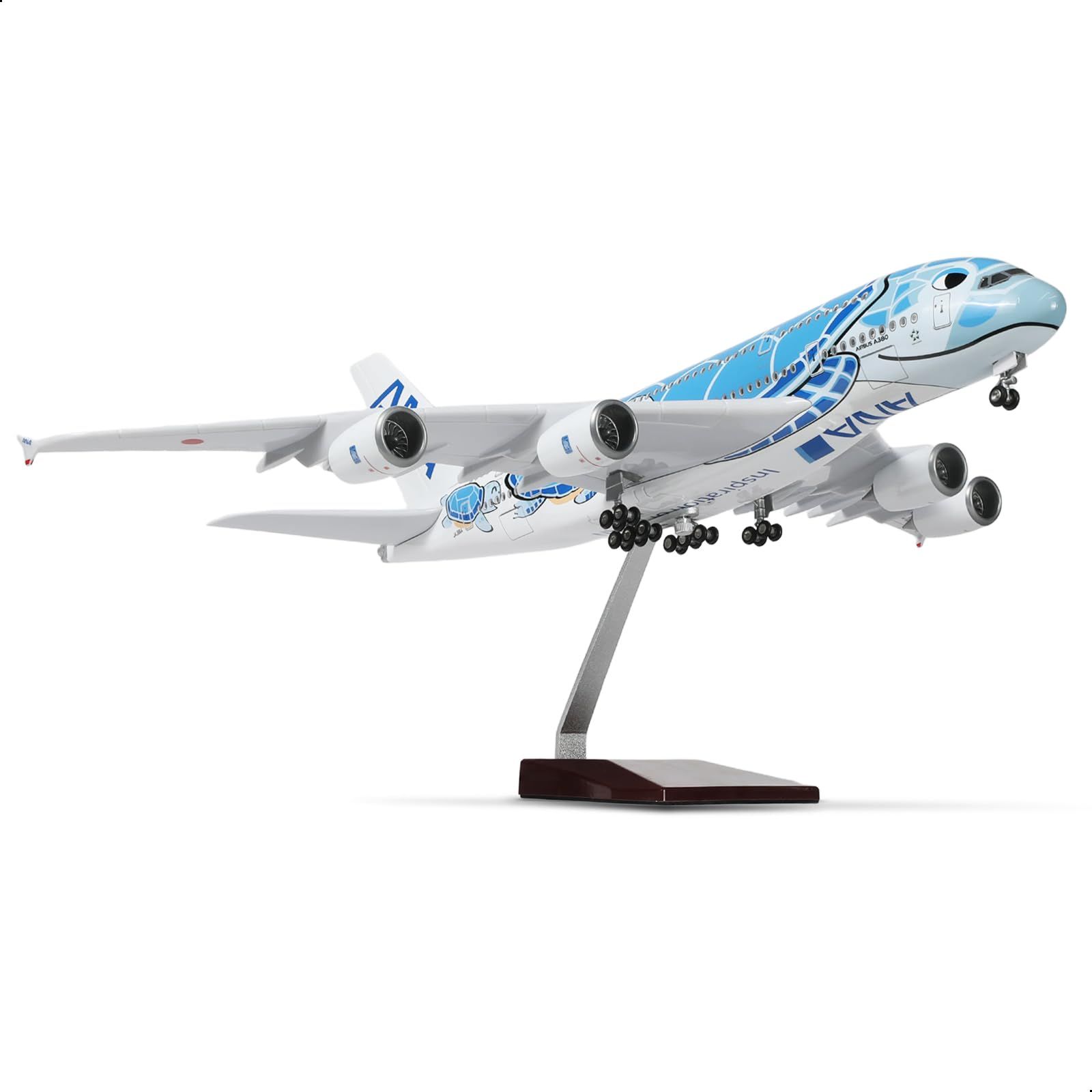 エアバスA380 1/160スケールモデル 新品 A380 1/160 ANAブルータートルデザイン完成済み航空機モデル