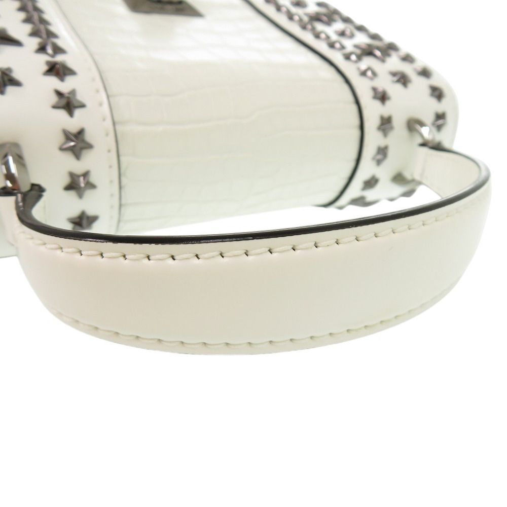 美品 ジミーチュウ スタースタッズ ピクシストップハンドルバッグ 2WAY