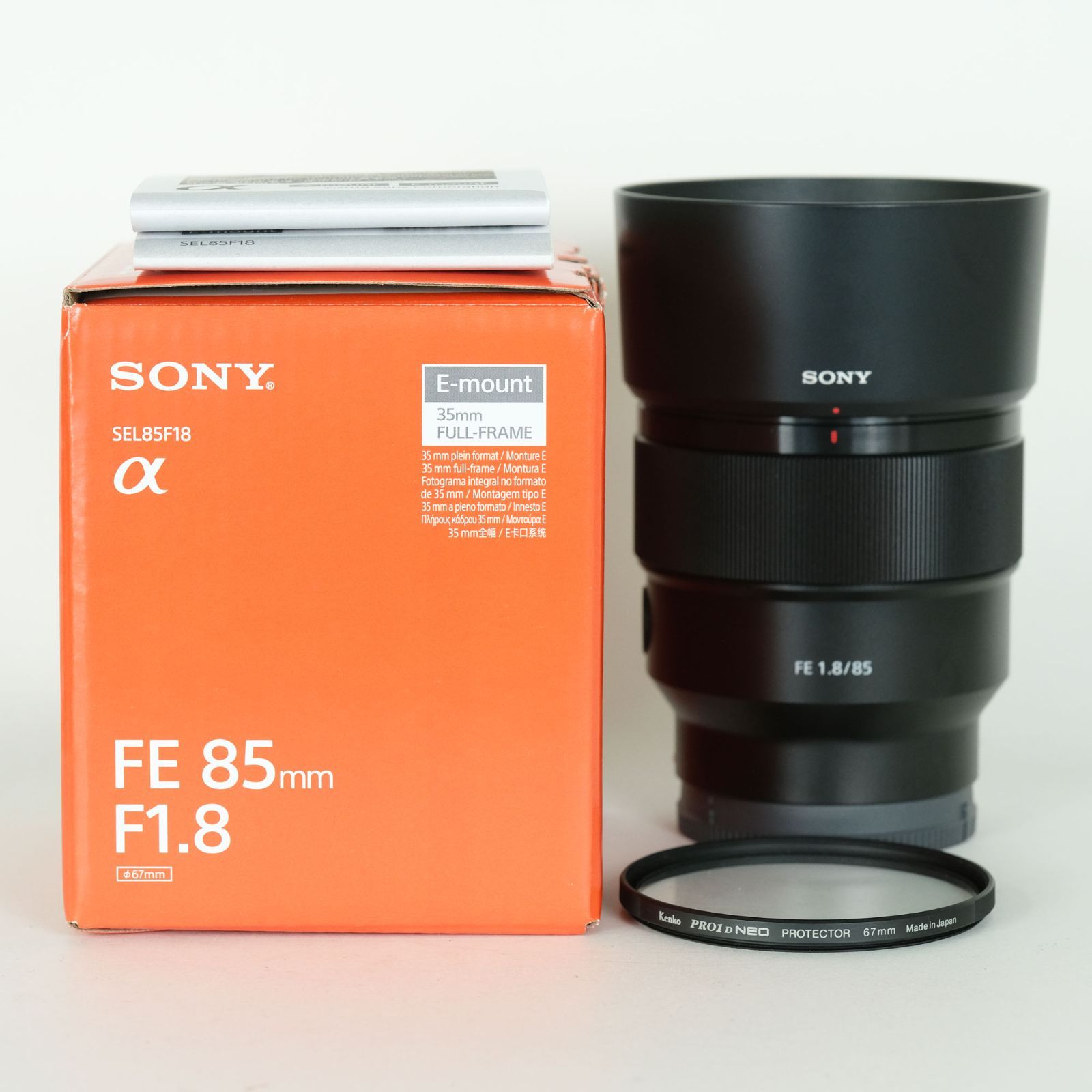 美品 | フィルター付] SONY FE 85mm F1.8 SEL85F18 | SONY Eマウント
