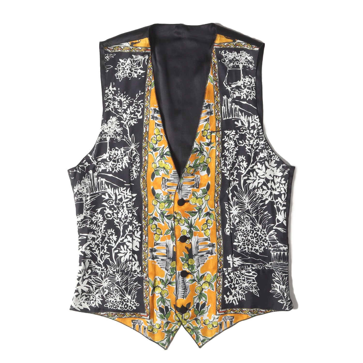 美品】DOLCE&GABBANA ドルチェ&ガッバーナ ベスト ブラック 黒 サイズ