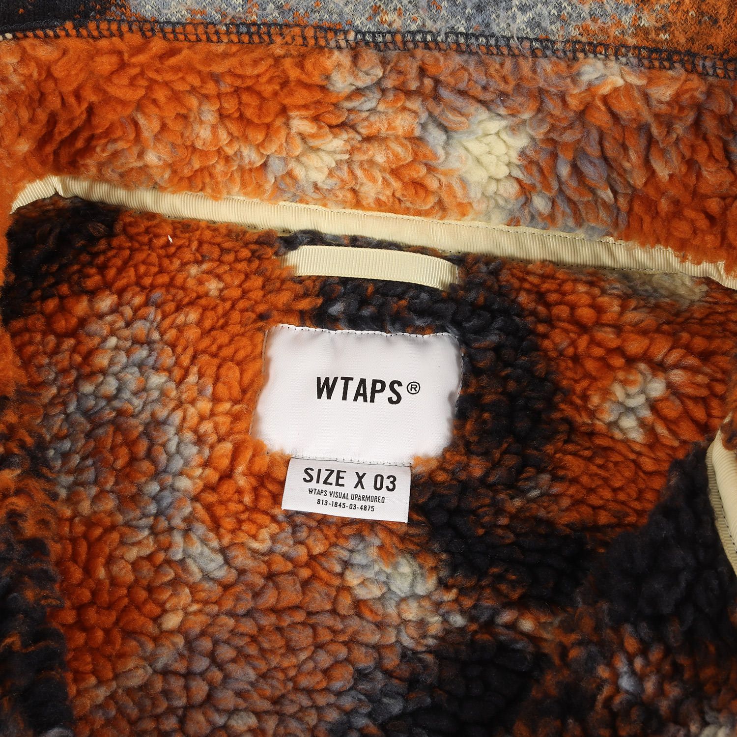 WTAPS ダブルタップス ジャケット ネイビー オレンジ サイズ:L | 23AW