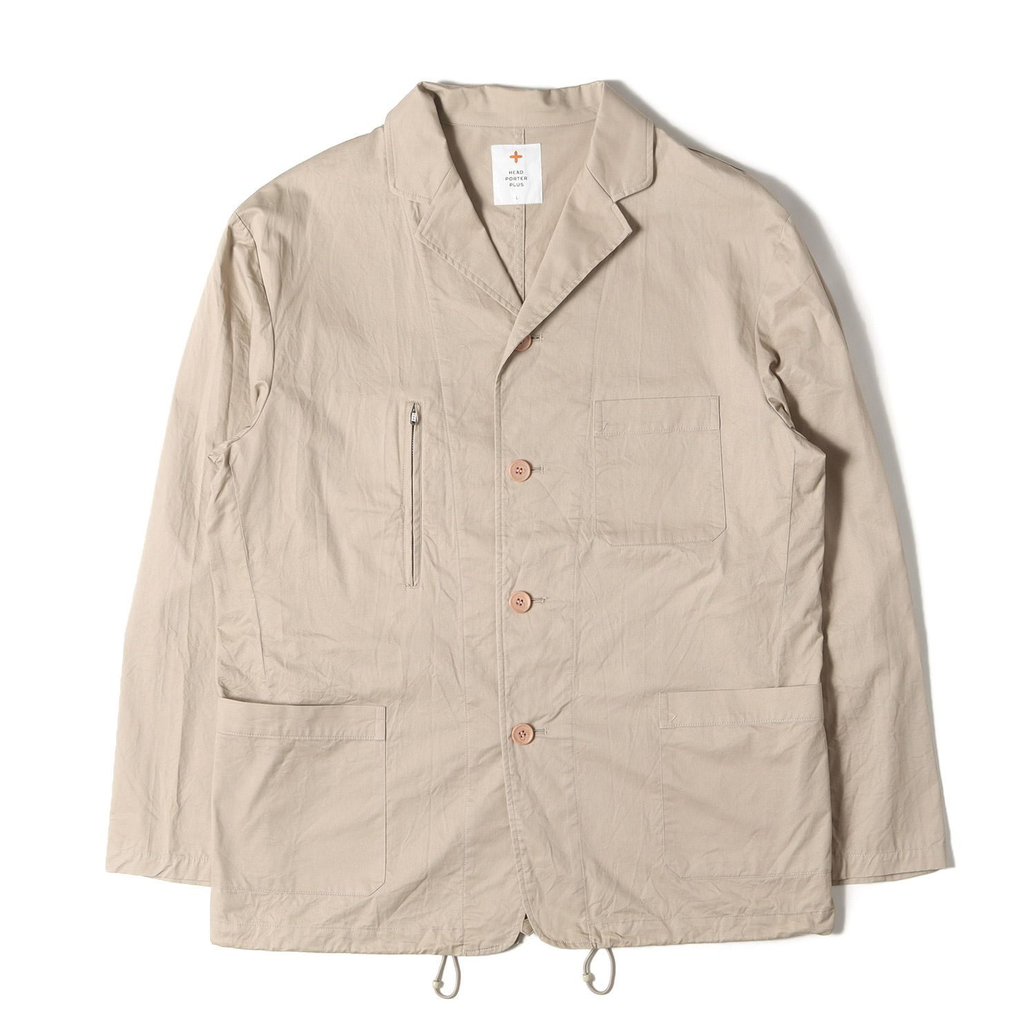 HEAD PORTER PLUS ヘッドポーター プラス ジャケット ベージュ サイズ 