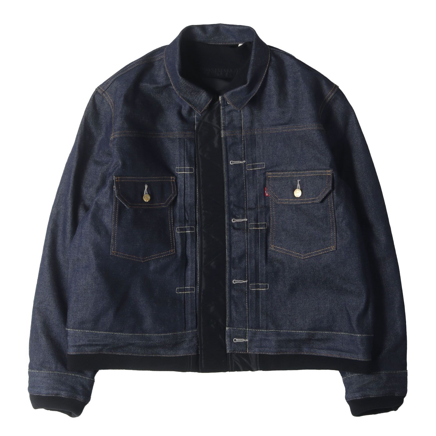 新品同様】Sacai サカイ ブルゾン インディゴ ブラック サイズ:L