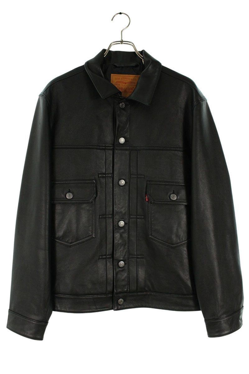 リーバイス トラッカーレザージャケット メンズ L - メルカリ