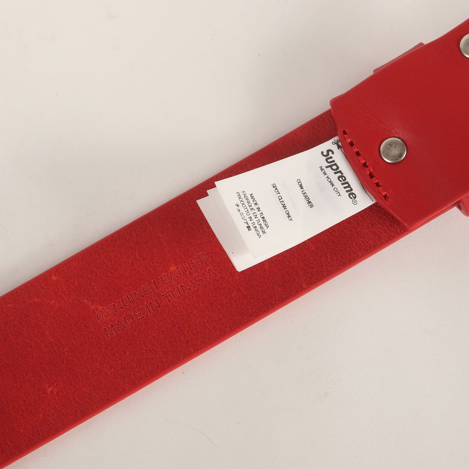 美品】Supreme シュプリーム ベルト レッド サイズ:M | 22SS ブランド