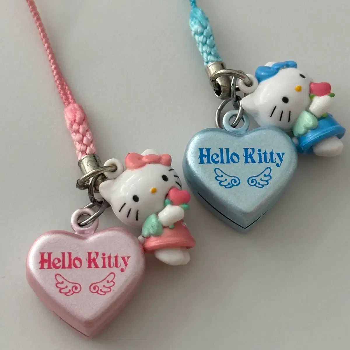 未使用 平成レトロ ハローキティ&ダニエルエンジェル ストラップ