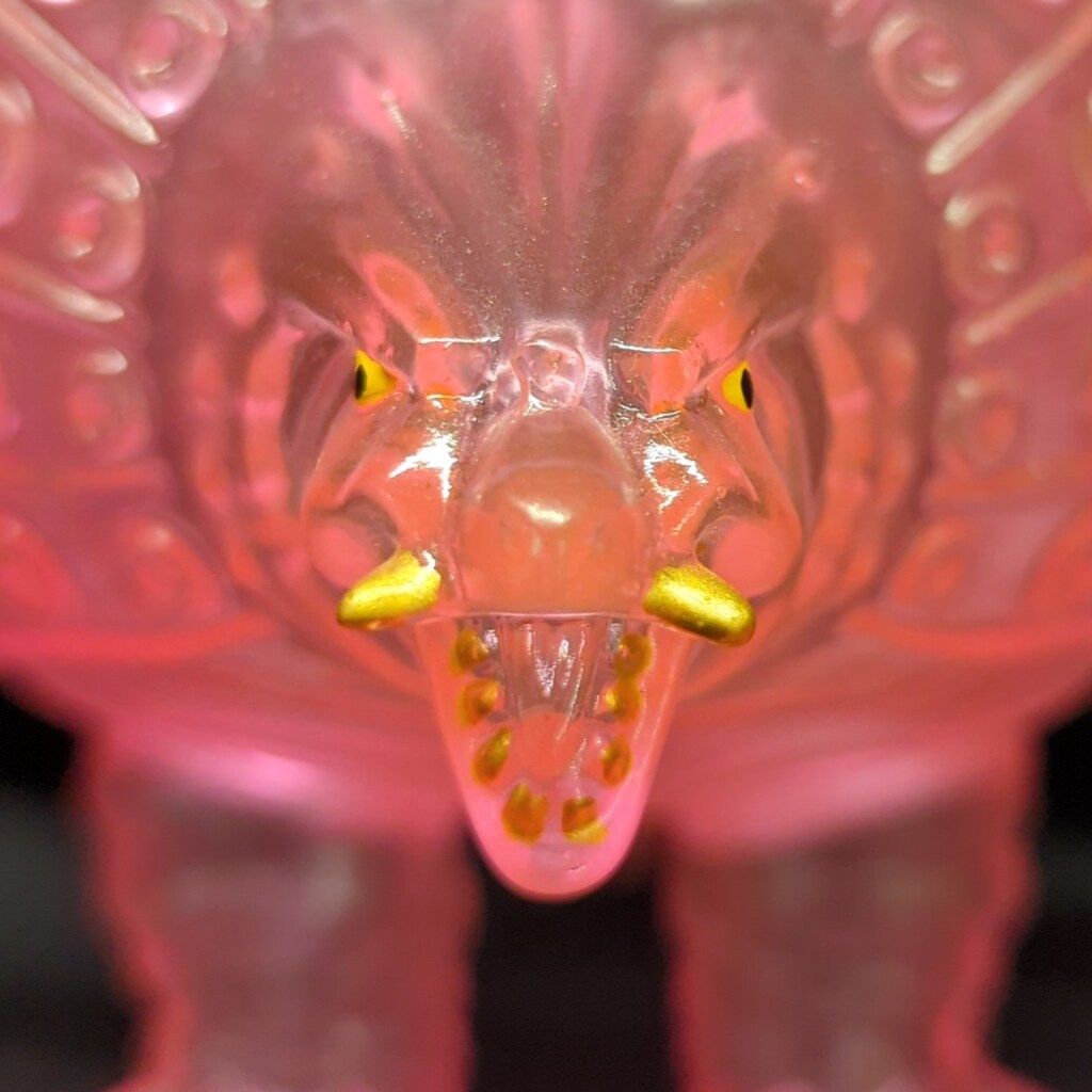 マルサン マルサンのソフビ怪獣シリーズ タッコング Pink clear Ver
