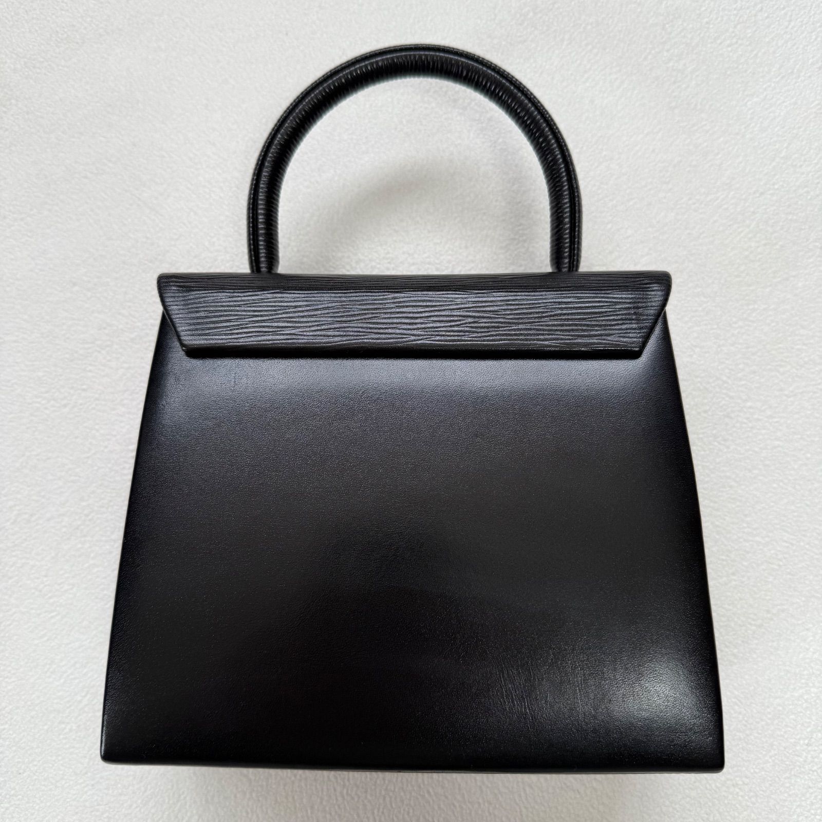 美品✨ハナエモリ フォーマルバッグ レザー ブラック モリハナエ