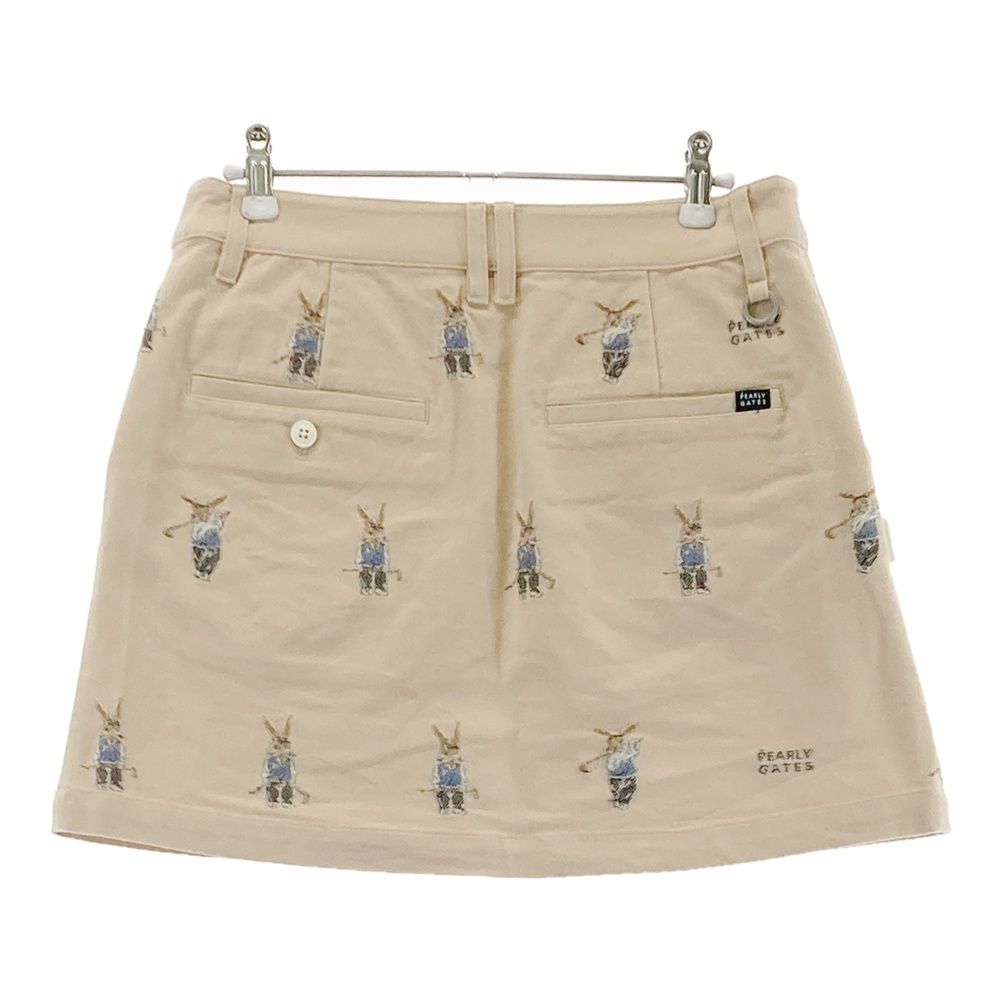 PEARLY GATES ゴルフスカート ベージュ サイズ1 サイズ：1 PEARLY GATES パーリーゲイツ 2023年 スカート トラッド