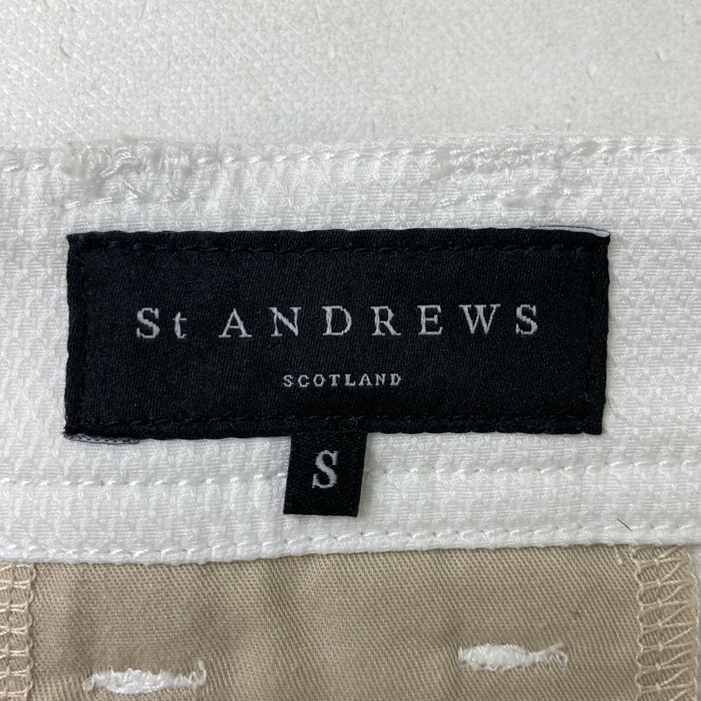 サイズ：S ST ANDREWS セントアンドリュース プリーツ切替 ストレッチ