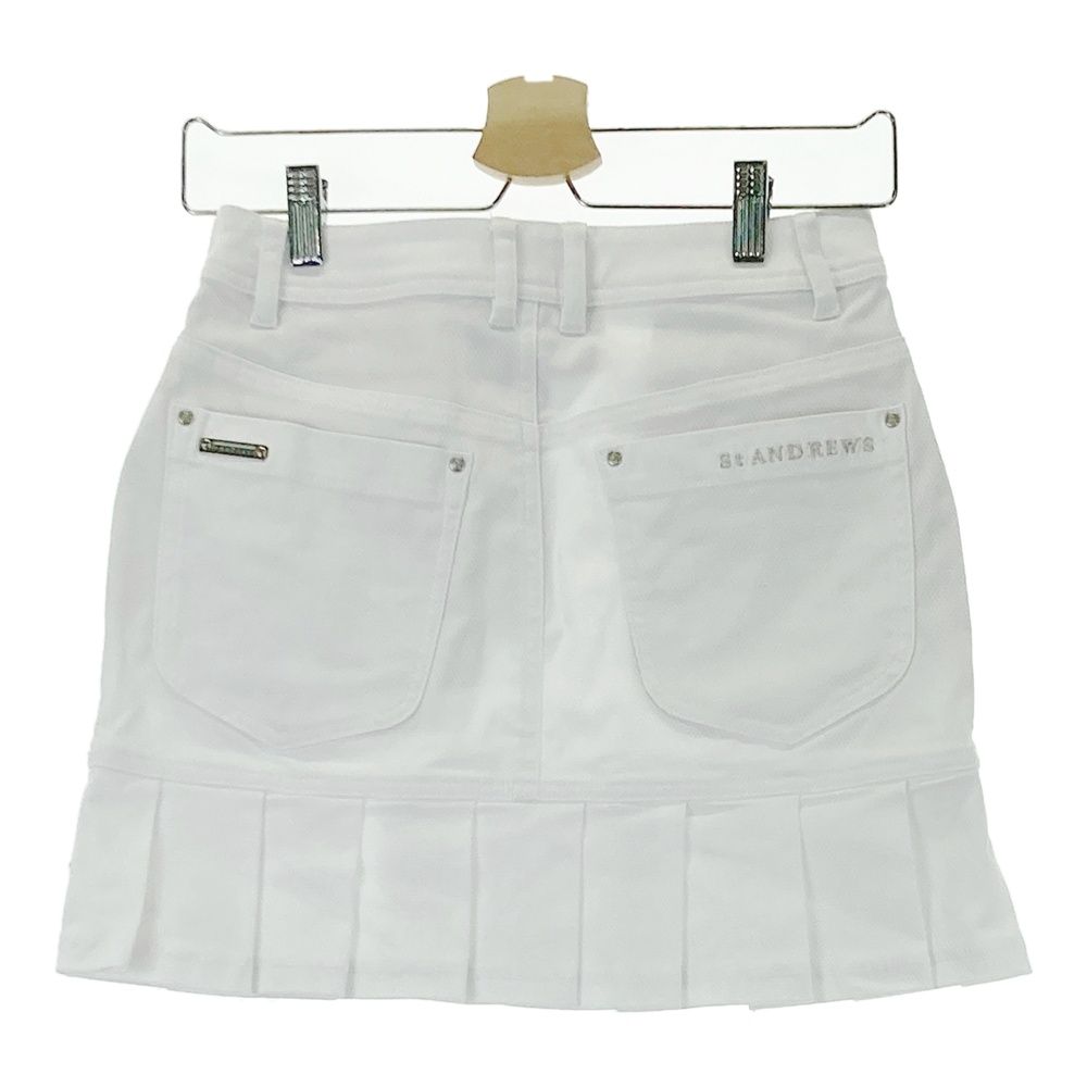 新品セントアンドリュースゴルフスカートブラックレーベル白SS/XSストレッチ St ANDREWS セントアンドリュース レディース ゴルフウェア スカート