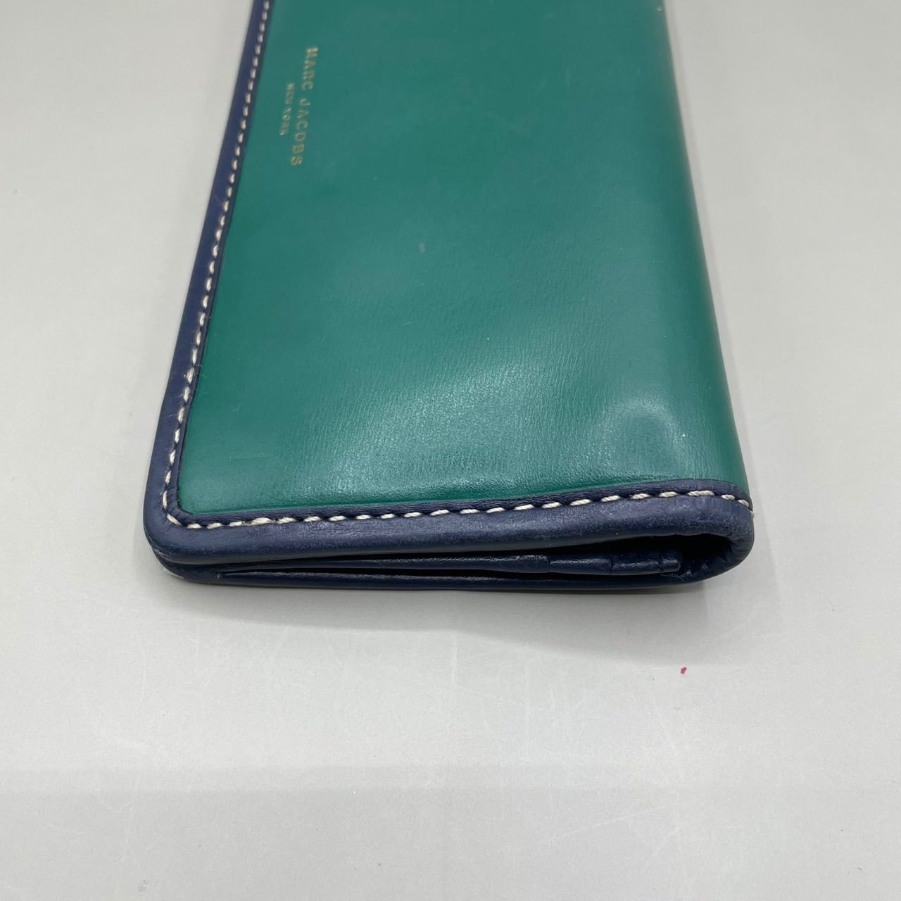 中古 マークジェイコブス 長財布 カーキ Marc Jacobs サイフ 