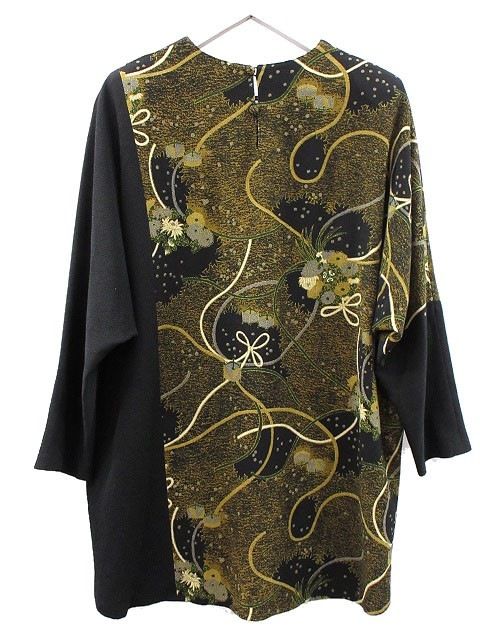 シセンドウ 詩仙堂 HITOSHI TAMURA ちりめん 縮緬 チュニック ブラウス
