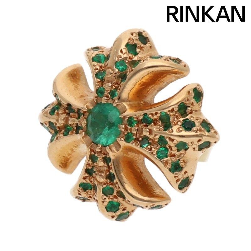 クロムハーツ 22K CH PLS EMRLD/CHプラススタッド PAVEエメラルド