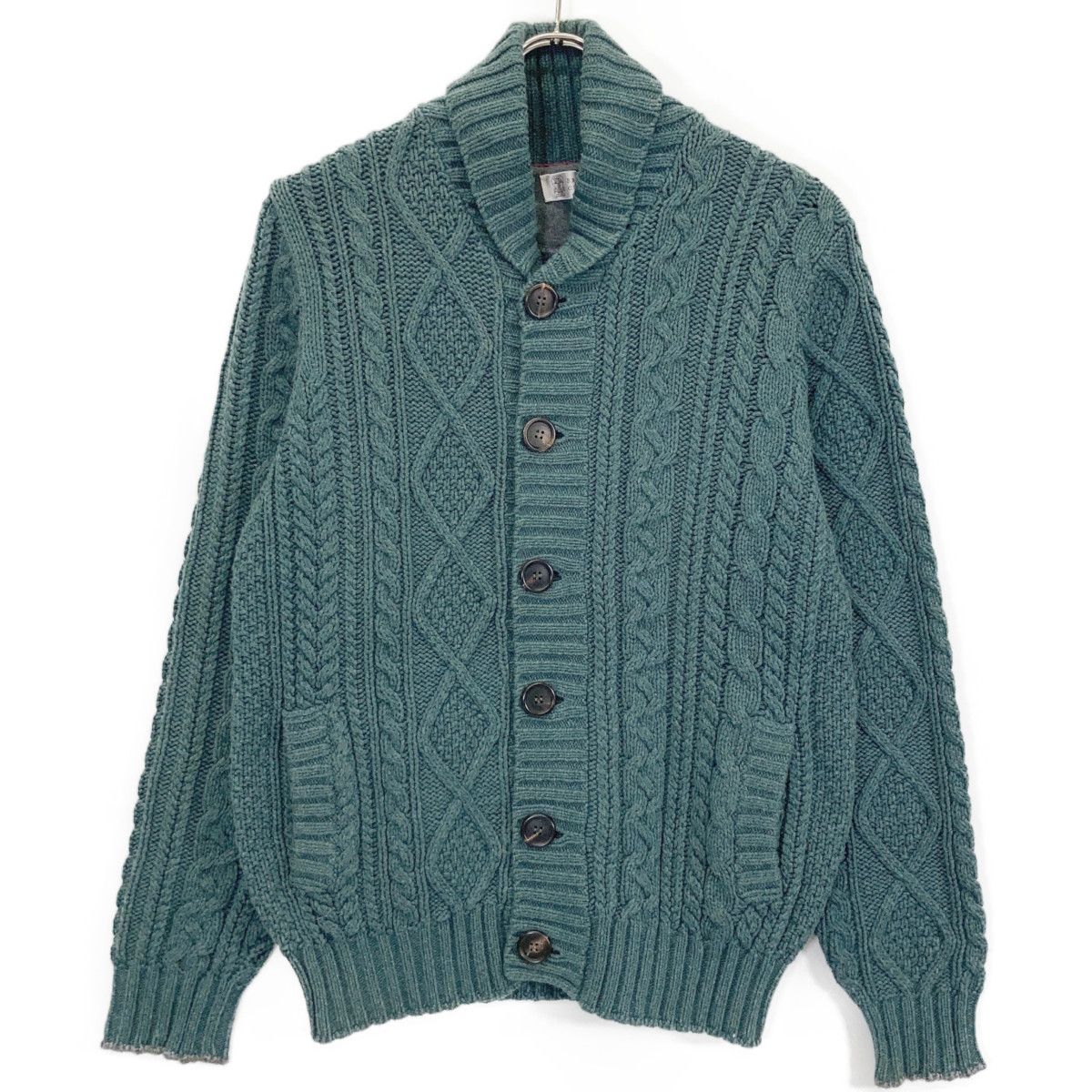 BRUNELLO CUCINELLI ブルネロクチネリ DT9223163 ｸﾞﾘｰﾝ ｺｯﾄﾝ×ﾅｲﾛﾝ