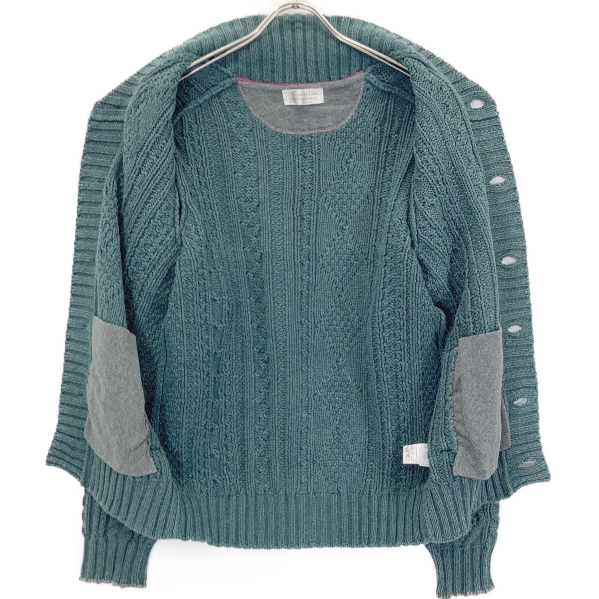 BRUNELLO CUCINELLI ブルネロクチネリ DT9223163 グリーン コットン BRUNELLO CUCINELLI ブルネロクチネリ DT9223163 グリーン コットン