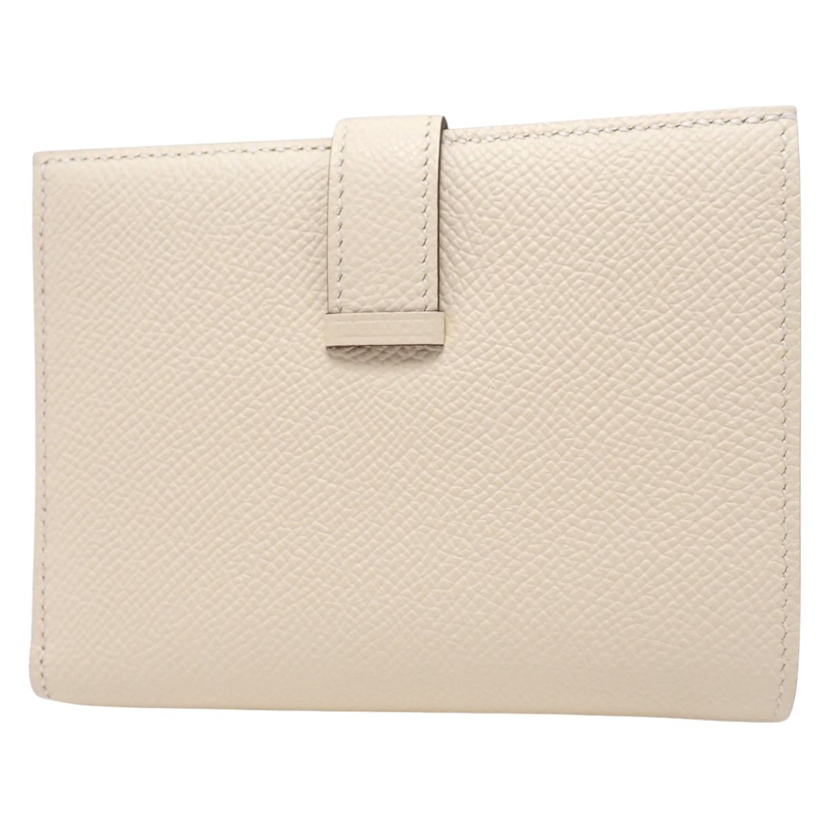 HERMES(エルメス) べアンコンパクト ナタ ライム ホワイト白 イエロー 