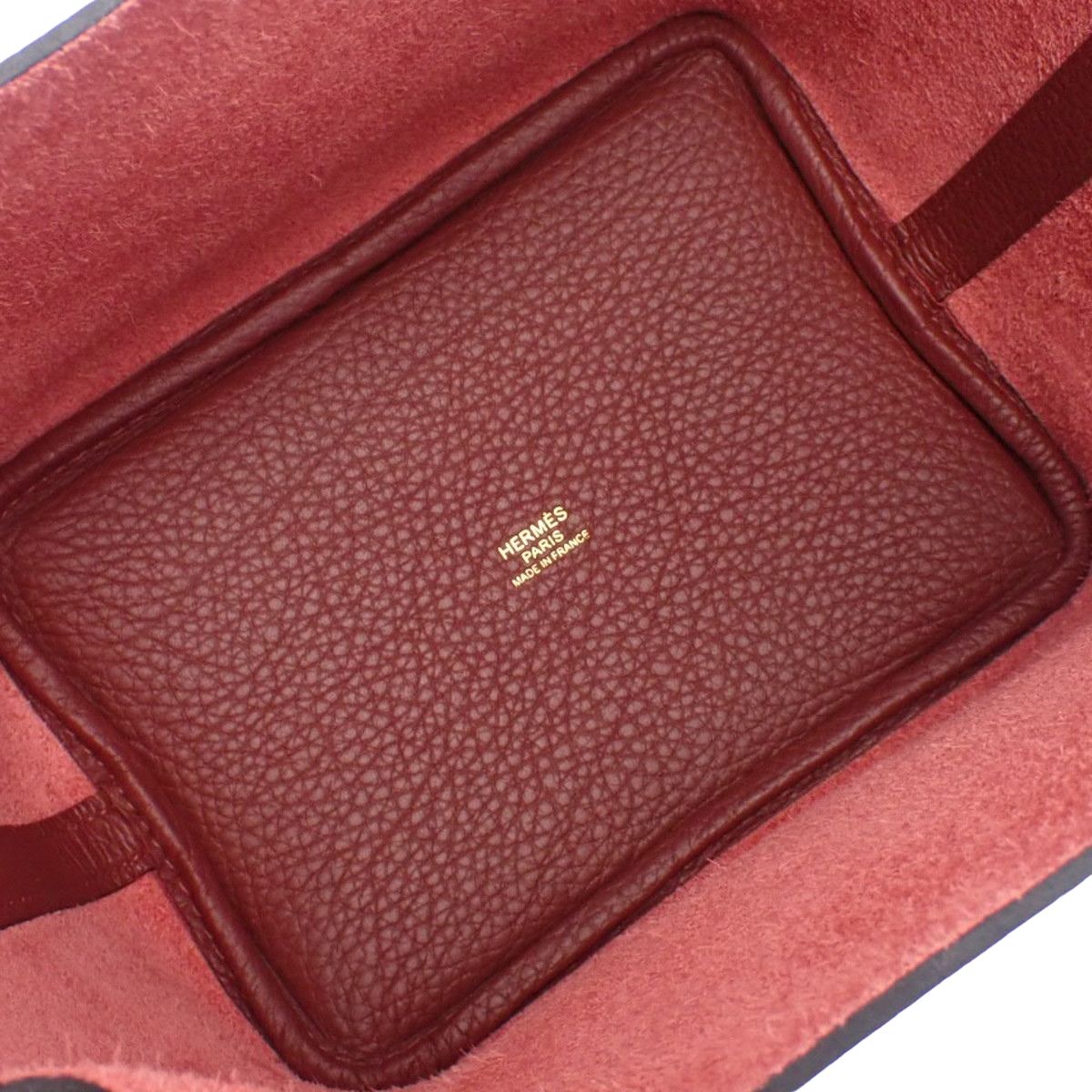 未使用】HERMES(エルメス) ピコタンロックPM ルージュアッシュ レッド