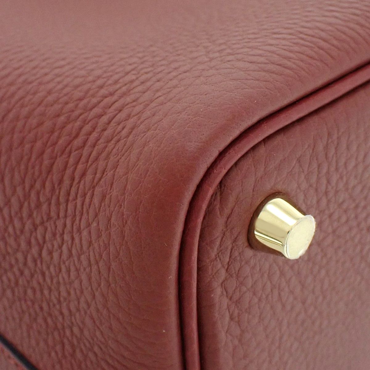 未使用】HERMES(エルメス) ピコタンロックPM ルージュアッシュ レッド