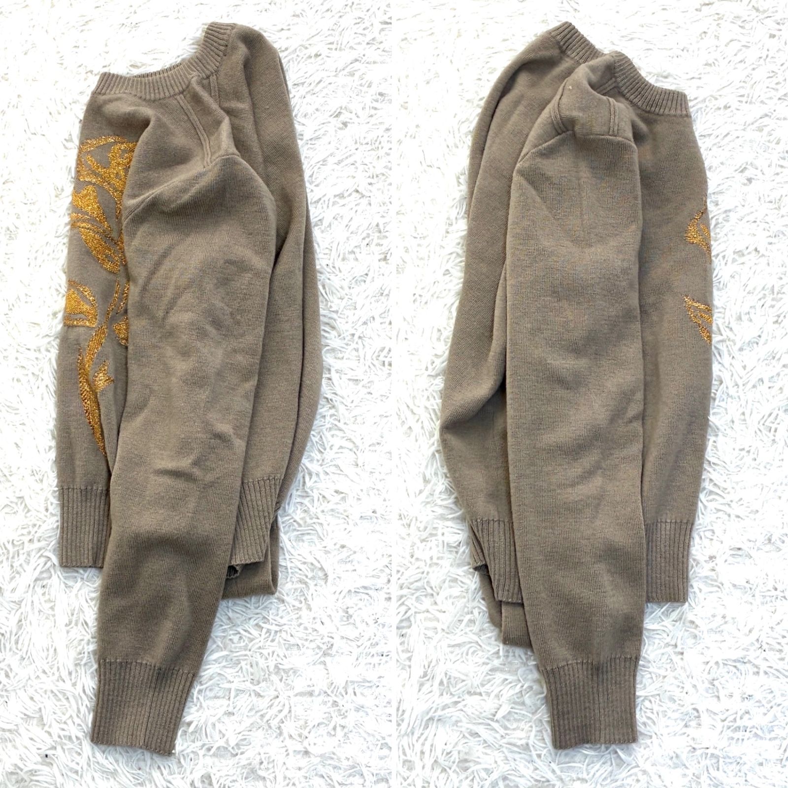 未使用タグ付き・現行品 BURBERRY バーバリー ニット セーター バラ