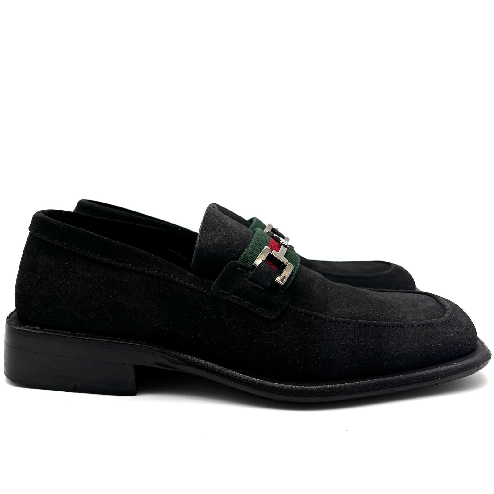 美品 GUCCI グッチ ローファー シェリーライン ホースビット メンズ