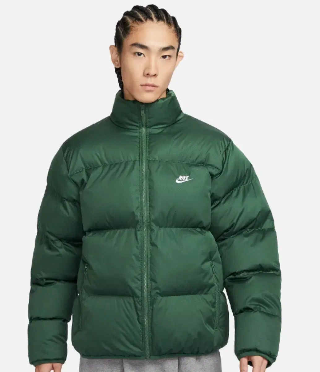 NIKE ダウン グリーン - メルカリ